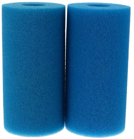 Artibetter 2 Stück Schwimmbad Filter Schwamm Ersatzfilter Filterschwamm Für Poolpumpe Wiederverwendbar Waschbar Flexibler Poolfilter Für Oberirdische Schwimmbecken