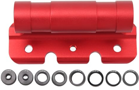 Wangcmcol Fahrradgabelhalterung, rote Gabelhalterung, Schnellspanner, Aluminiumlegierung, verschleißfest, für Auto, LKW, Fahrräder
