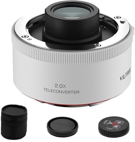 VILTROX TC-2.0X Teleconverter for Sony E-Mount, 2.0X Auto Focus Teleconverter Lens for Sony SEL70-200GM, SEL70-200GM2, SEL100-400GM, SEL200-600G, SEL300F28GM, for Viltrox 135mmF1.8 LAB FE