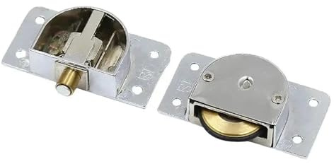 Kleiderschrank Schiebetür Räder Rollen Schiebetür Rad Schrank Pulley Hängen Kleiderschränke Möbel Schlafzimmer/Garderobe Türen(Type 4)