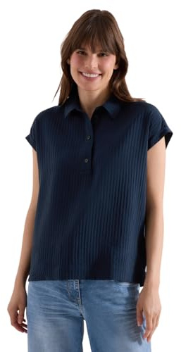 Cecil Damen Dropped Shoulder Bluse mit Struktur