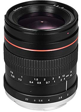 35mm F2 0 Wide Angle Manual Focus Full Frame Lens Low Dispersion Replacement for EF Mount SLR Cameras Portraits Indoor
