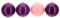 Holyart Candele per l'Avvento 4 Sfere Lucide 10 cm