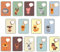 the lazy panda card company Kinder Postkarten Set zum Selbst Beschriften Tiere (28)