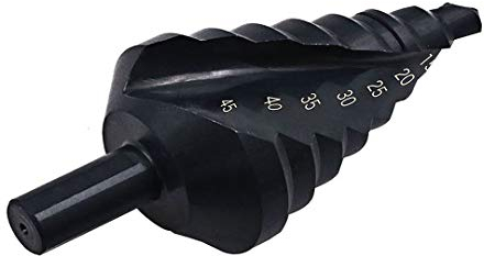 BOZONLI 10-45mm Foret Etage HSS - Foret Conique Metal pour Visseuse sur Acier Bois Plastique