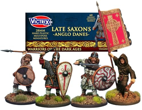 Späte Sachsen/Anglodänen, 28 mm, Kunststoff, historische Spiel-Miniaturen