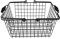 BESTonZON Metallkorb Allzweckkorb Metall Supermarkt Einkaufskorb Eisen Kunst Schwarz Obstkorb Gemüsekorb Geschirrkorb Küche Bad Büro Zimmer Multifunktional Aufbewahrung Desktop Organizer
