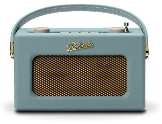 Roberts Revival Uno BT Dab+/FM/Bluetooth Verde Radio Portatile Sveglia Radio, Blu Cielo