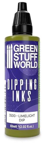 Green Stuff World Dipping Ink 60 ml kontrastreiche Modellfarbe (Limelight)