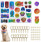 KyeeaDIY Silikonformen Epoxidharz Hundemarke Beschriftung, Hundeknochen Förmige Silikon Harz Form Set, Silikonform Anhänger mit Loch für DIY Schmuck Fisch Cat/Dog Tag Resin Molds