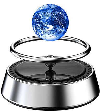 Auto Lufterfrischer Diffusor, Asudaro Interstellar Ball Aromatherapie Ornamente Solarbetriebener Rotierender Auto Luftreiniger Für Auto Lufterfrischer Dekoration Zubehör Geschenk Splitter