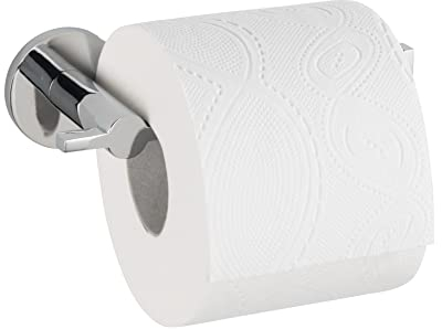 Allstar Isera Porte-Papier Toilette en Tube carré et Zinc moulé sous Pression, antirouille, pour Une Fixation Rapide et sans tracas sans perçage avec système de Colle UV-oc® Chromé 15,5 x 5 x 7,5 cm