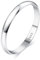 YADOCA 2MM Ringe Silber 925 Damen Klassische Hochglanzpolierte Sterling Silber Verlobungsring Band Daumenring Ewigkeitsringe (mit Geschenkbox) Größe 54