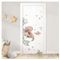 DEKO KINDERZIMMER Türaufkleber Meerjungfrau ohne Name Wandsticker Kinderzimmer Wandtattoo Babyzimmer Türsticker Wandaufkleber selbstklebend DK1123-01