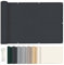 HENG FENG Balkon Sichtschutz 0.8x6m，HDPE Balkonverkleidung wetterfest, UV-Schutz, Atmungsaktiv,mit Kabelbinder,Anthrazit