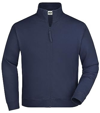 James & Nicholson Sweatjacke French Terry - Hochwertige Sweatjacke für Damen und Herren