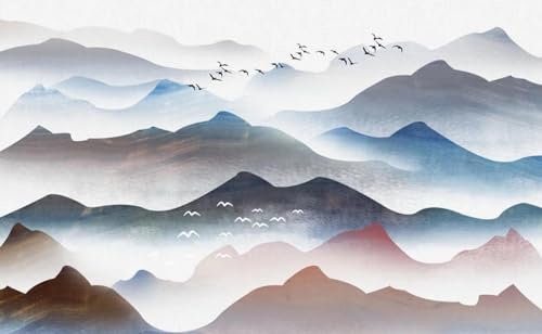 Papel Pintado 3D Paisaje Zen Papel Tapiz Fotomurales Moderno Murales -324668 430x300cm