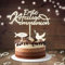 Erstkommunion Tortendeko, Erste Heilige Kommunion Cake Topper & 36 Stück Holz Fische Tischdeko Kommunion & Taube Fisch Torte Deko, Kommunion Deko Junge Mädchen