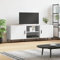 TJROO Mobile Porta TV Bianco 150x30x50cm Legno Multistrato y Ferro Mobiletto TV Armadio TV Consolle TV Mensola Sotto TV Mobile Televisione Mobile TV Vetrina Mobile con Ante