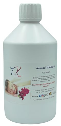 500ml Aroma Massageöl - Orchidee für Massage, Physiotherapie, Wellness, Sport in Pharma Qualität