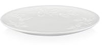 Le Creuset Stoneware Holly Collection Dessert Plate, 7, White