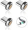 3 Pack Magnetic Charging Cable Adapters, Fast Charging Type C Magnetic Connector Dust-Proof Design Magnetic Plug for Magnetic Charging Cable Compatible with Samsung S22 S21 Laptop Tablet