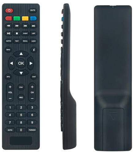 VINABTY Ersetzte Fernbedienung Passend für Megasat HD310V3,HD350V3,HD370,HD390,HD6000DS,HD700DS,HD 200, HD 310, 350, 370, 390, 644, 6000, 7000,DVB-S2 Digitaler HD Satellitenempfänger
