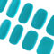 DANNI & TONI Halb ausgehärtete Gel Nagelfolien (Aquamarine) Leichtblau Spiegelung Glänzend Nagelset uv Gel Nagelfolie Nageldesign Nagelfolie Selbstklebend Wraps 28 Aufkleber