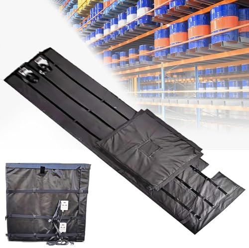 55 Gallon/275 Gallon Oil Drum Heater, Full Coverage Drum Heater Blanket for Heating - Outdoor Oil Drum Thermal Blanket, Heat tracing