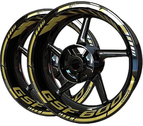TRFBD Modische Persönlichkeit Motorrad-Radaufkleber, Aufkleber, Radaufkleber, Aufkleber-Set, Zubehör Für Suzuki GSF600 GSF 600 Bandit(Style 2)