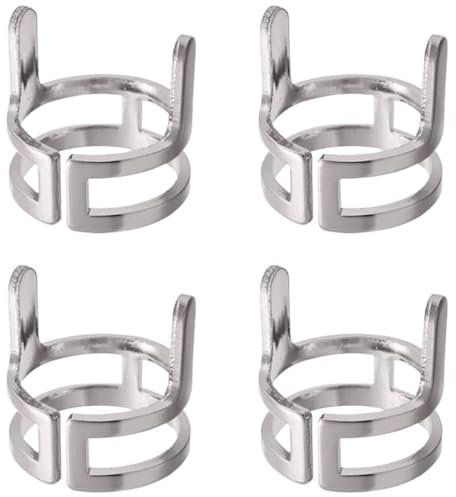 4 Stück Plasmaschneider Zubehör, Plasma, Plasmaschneider, AGT-Zweipunkthalterung, Plasmaschneidpistolenzubehör, Verschleißteile, Satz Befestigungshalterungen für AG60/SG55/CUT50/Plasma-Zubehör