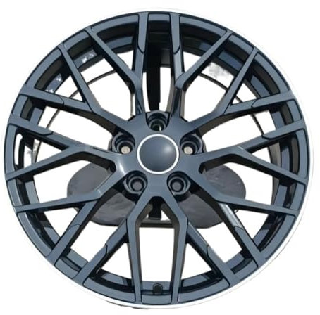 WHZYL Llantas de aleación Negras de 18 Pulgadas (18 x 8,0, 5 x 112) compatibles con Audi A4, A5, A6 y Q5.