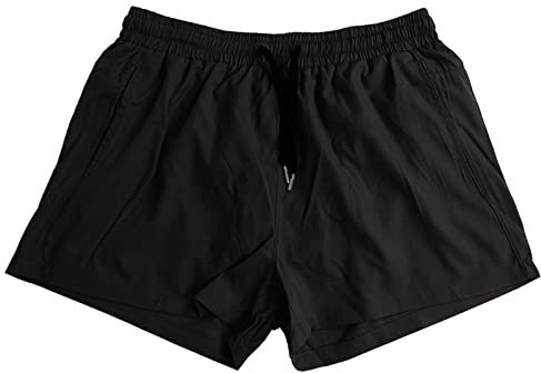 Herren Bodybuilding-Shorts, athletisch, Fitnessstudio, Workout, kurze Shorts, Laufen, 12,7 cm Schrittlänge, Sportbekleidung, Hose, Kordelzug, elastische Taille, Jogginghose, Sommer, leger