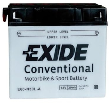 EXIDE BIKE Batteria E60-N30L-A Y60-N30L-A 12v 30ah 300A
