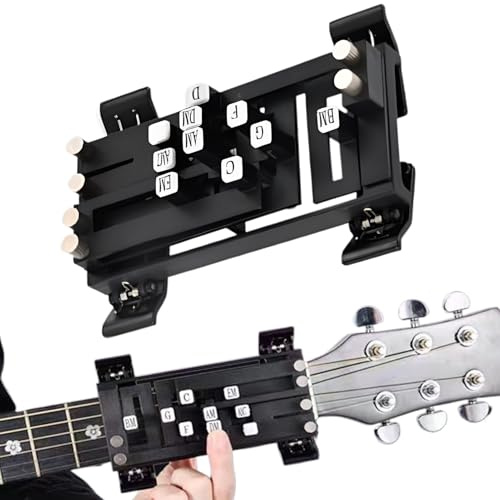 Akkord Trainer Für Gitarre | Gitarren Trainer,Griffhilfe Lernsystem Für Anfänger & Erwachsene Musikliebhaber