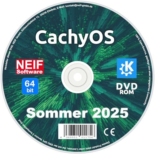 DVD mit CachyOS Linux Sommer 2025