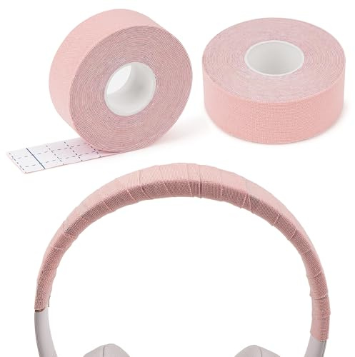 Geekria Headset-Kopfband-Reparatur, kompatibel mit Sony WH-1000XM5, Skullcandy Crusher ANC, Soundcore Life Q20, einfache Selbstmontage, Rosa, 2 Stück