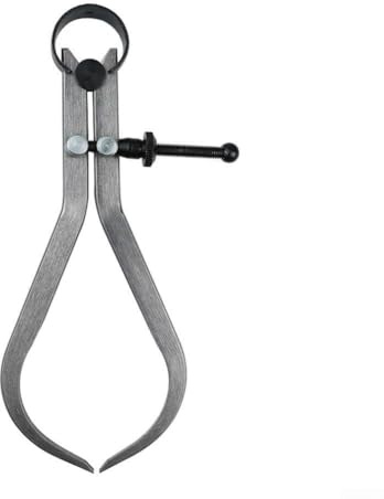 External Vernier Caliper Lightweight Measuring Tool Designed for Wood Lathe and Woodworking (150mm)