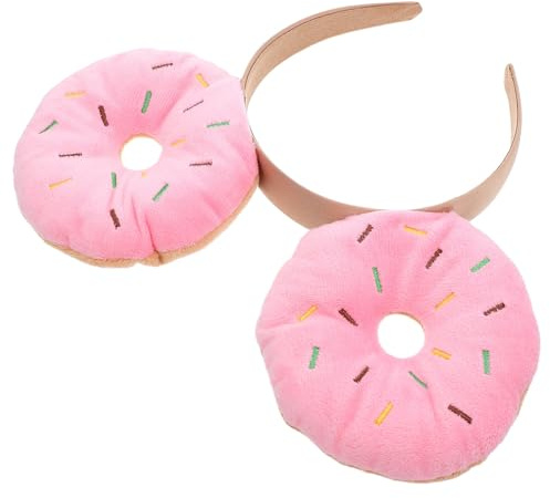 Rosa Donut Haarreif, Halloween Mottoparty für Damen, Karneval | Schaumstoff und Lint, Wiederverwendbar und Bequem, für Fotos, Festivals, Foodthemen