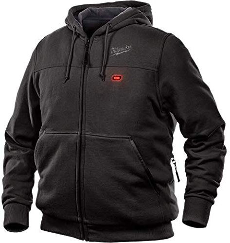 Sweat à capuche Milwaukee M12 12 V Lithium-Ion Veste chauffante kit avant et arrière zones de chauffe – Toutes tailles et couleurs – batterie et chargeur inclus -