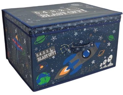 COUNTRY CLUB Blast Off Space Jumbo Multi Purpose Storage Chest Container (50 x 40 x 30cm)
