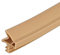 Gedotec Joint de Porte et Fenêtre - Bande S6577a d'Étanchéité en Plastique PVC pour Châssis en Bois ou Aluminium - Protection Stop contre Bruit, Vent et Eau - Rouleau 25 M - Rainure 4x7mm - Blanc