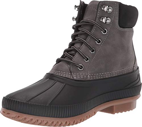 Tommy Hilfiger Stivali da pioggia Colins2 da uomo, Grigio/Nero, 40.5 EU