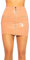 Koucla Wetlook Lederlook Rock Lack Optik Minirock mit Zip (Altrosa, XL)
