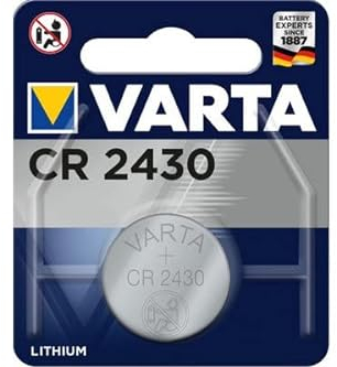 VARTA Lot de 10 Piles bouton lithiumElectronics CR2430, 3 Volt