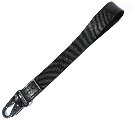 HEZEN Handgelenk-Schlüsselband,Schlüsselband für Schlüssel,Damen-Schlüsselanhänger,Handgelenkschlaufe für Schlüssel,Schlüsselband (A-schwarz)