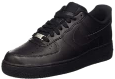 NIKE Femme AIR Force 1 '07 Sneaker, Noir, 38.5 EU
