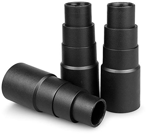 WENRENMK 3 Stück Staubsauger Adapter, Staubsaugerschlauch 21mm-41mm, Staubsauger Adapter Gummi, Kompatibel mit den meisten Marken wie Bosch, Makita und Kärcher