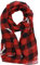 Halstuch Damen Weihnachtsschal Winter Rentier Print Schal Festliche Stola Weihnachtsthemen Rotes Halstuch Weicher Warmer Karierter Seidentuch für Weihnachtsbekleidungszubehör Halstücher für Damen