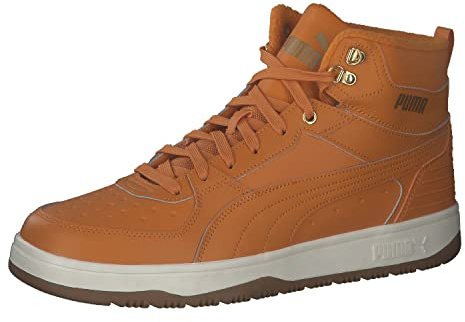 Puma Unisex Sneaker Rebound Rugged 387592 Orange Brick-Puma Team Gold 42